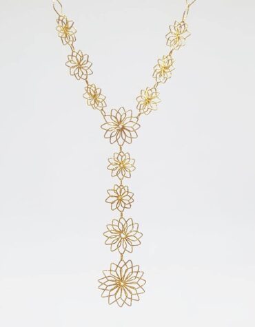 Collana Da Donna Fiori Oro Giallo ELO0215OREF