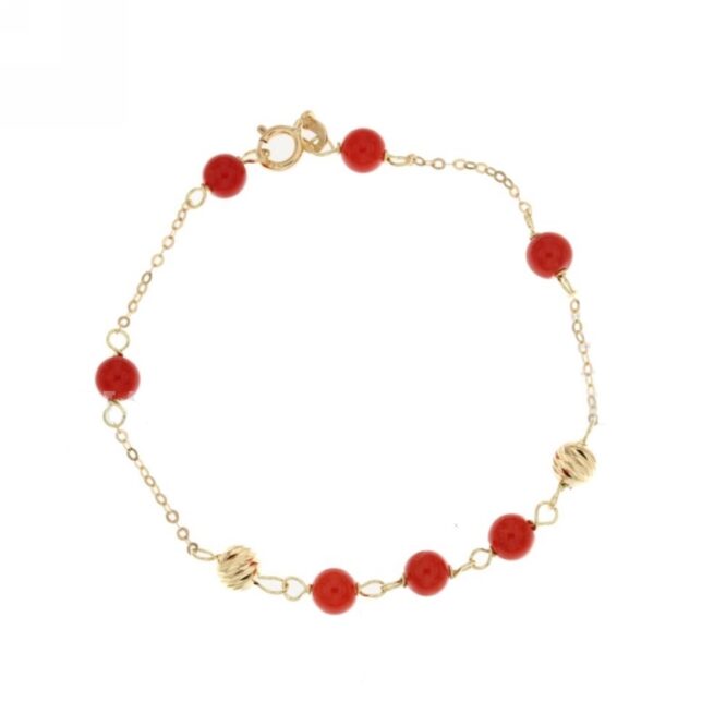 Bracciale Da Bimbo Corallo Rosso ELO0220OREF