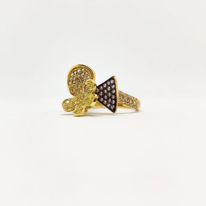 Anello Da Donna Fantasia Oro Giallo ELO0232OREF