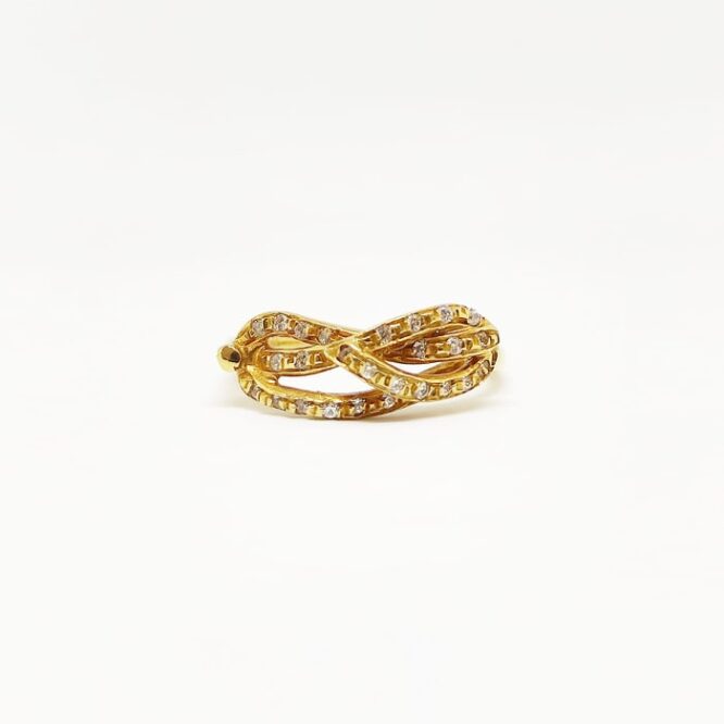 Anello Da Donna Nodo Oro Giallo ELO0258OREF