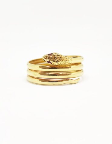 Anello Da Donna Serpente Oro Giallo ELO0242OREF