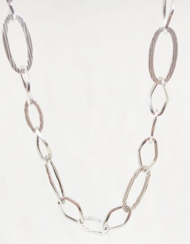 Collana Choker Catena Oro Bianco ELO0294OREF