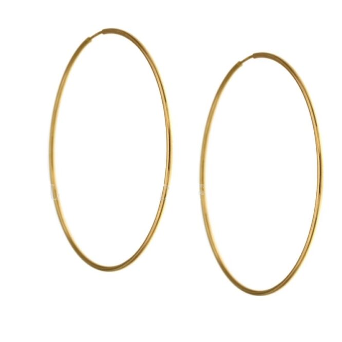 Orecchini da donna cerchi oro giallo ELO0284OREF