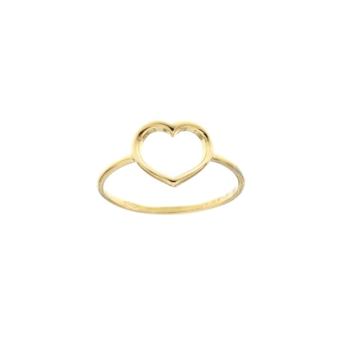 Anello Da Falange Cuore Oro Giallo ELO0389OREF