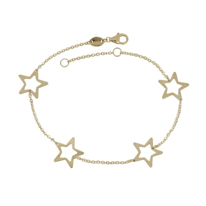 Bracciale Da Donna Stelle Oro Giallo ELO0352OREF