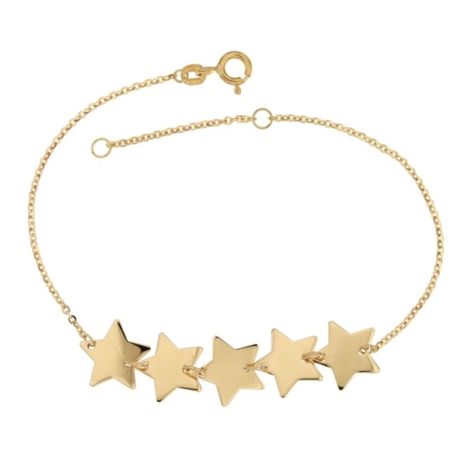 Bracciale Da Donna Stelle Oro Giallo ELO0362OREF