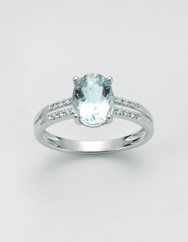 Anello Donna Miluna Acquamarina Diamanti LID3371