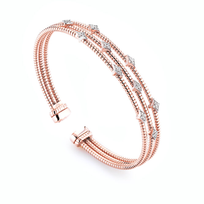 Bracciale Marcello Pane Twist BRFO 113 Rosa