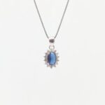 Collana Kate Zaffiro Blu ELO04AG Argento