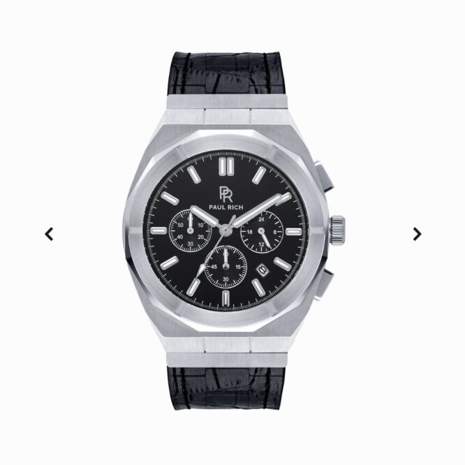 Orologio Da Polso Paul Rich Motorsport Silver Black