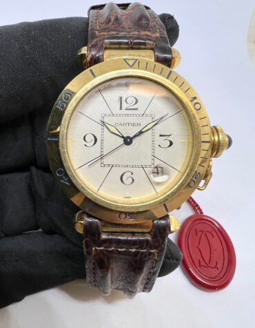 Orologio Pasha De Cartier 1020 Oro Giallo